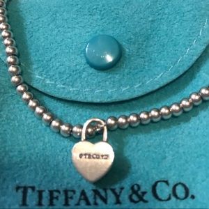 Tiffany & Co. Sterling Silver bracelet w/heart